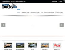 Tablet Screenshot of cottagedocks.com